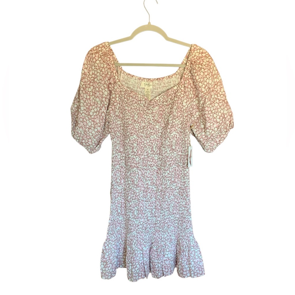 New Jessica Simpson womens dress size juniors medium cottagecore milkmaid boho